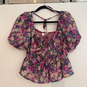 Astr Multicolor Floral Blouse